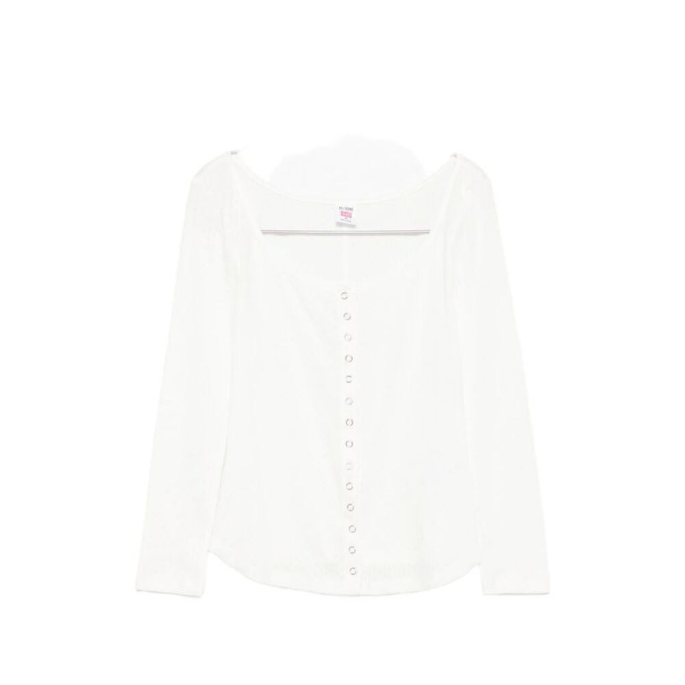 Re/Done White Tops - T-Shirts & Jerseys Women
